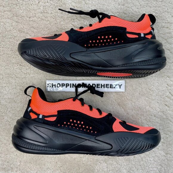 [US 9] J COLE x PUMA RS DREAMER ENERGY RED BLACK Running Shoes Orange main image 4